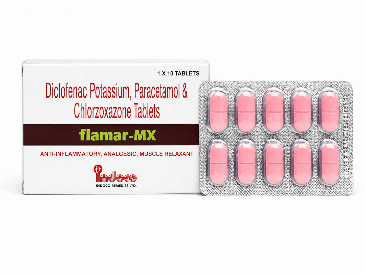 Flamar MX Tablets – Diclofenac, Paracetamol & Chlorzoxazone
