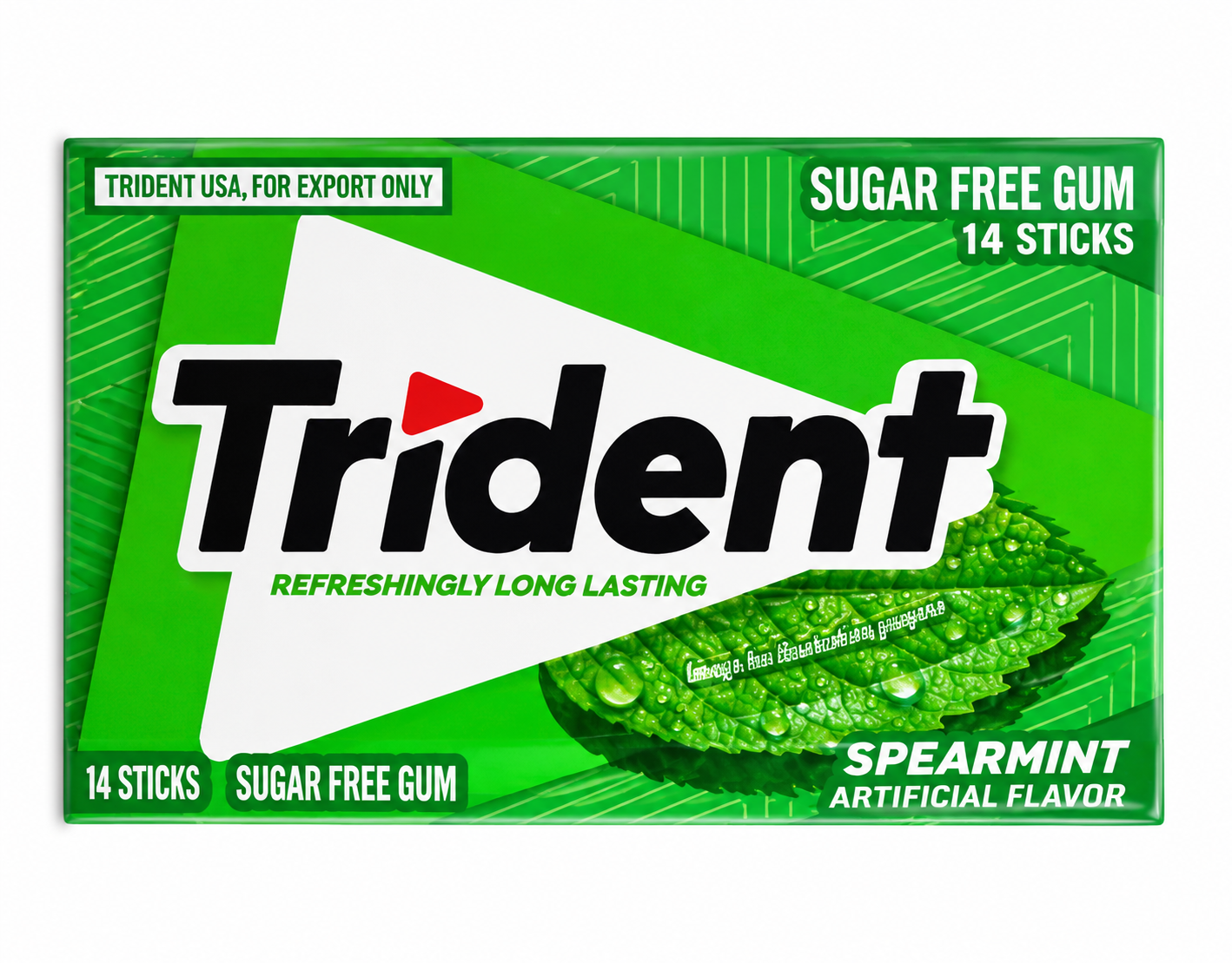 Trident Spearmint Sugar-Free Chewing Gum