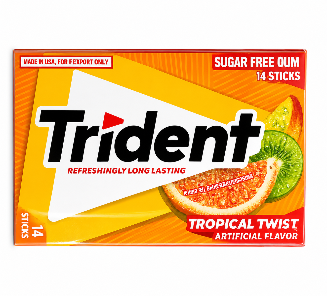 Trident Tropical Twist Sugar-Free Chewing Gum