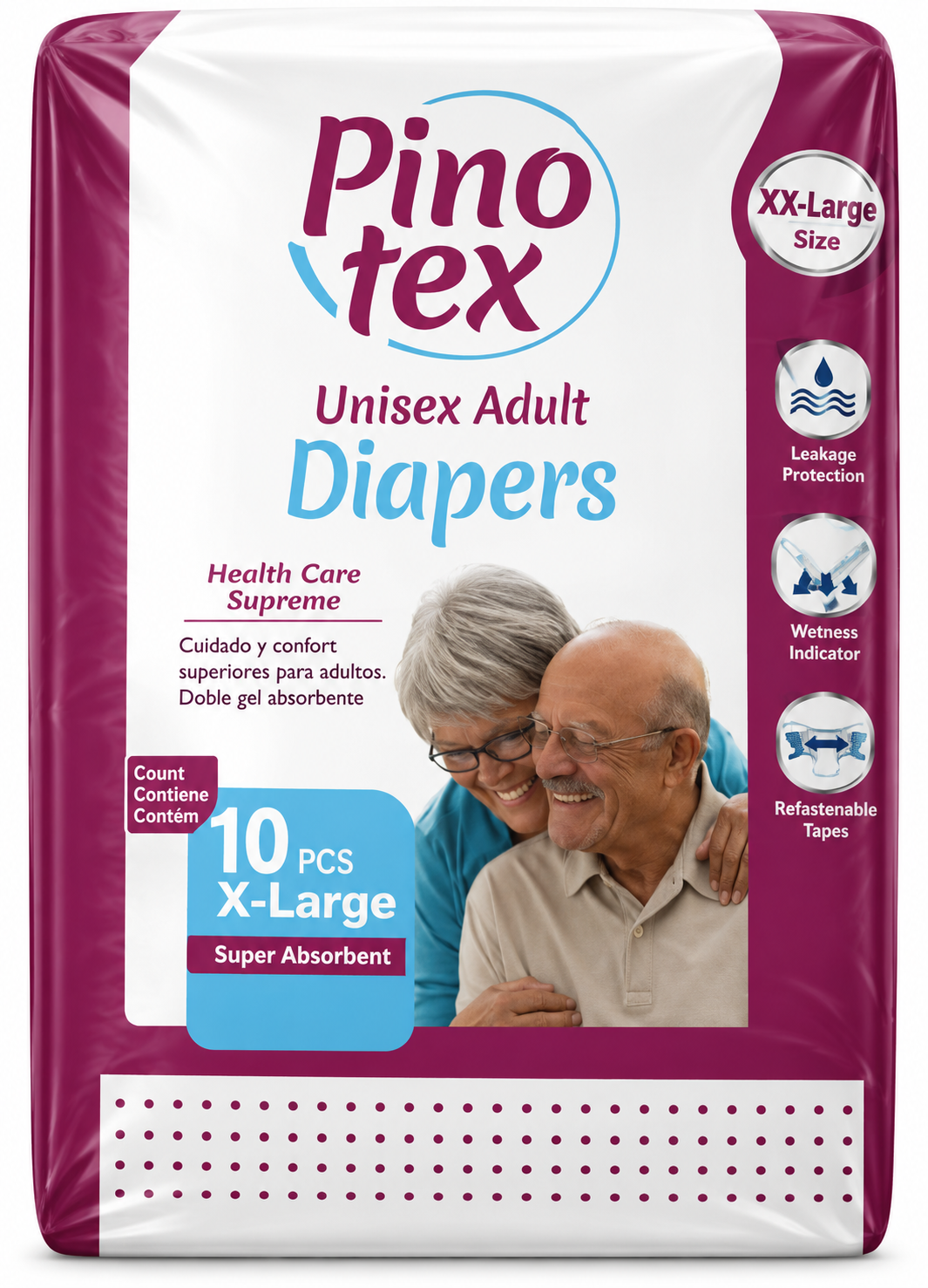 Pinotex Adult Diapers XL 10pcs