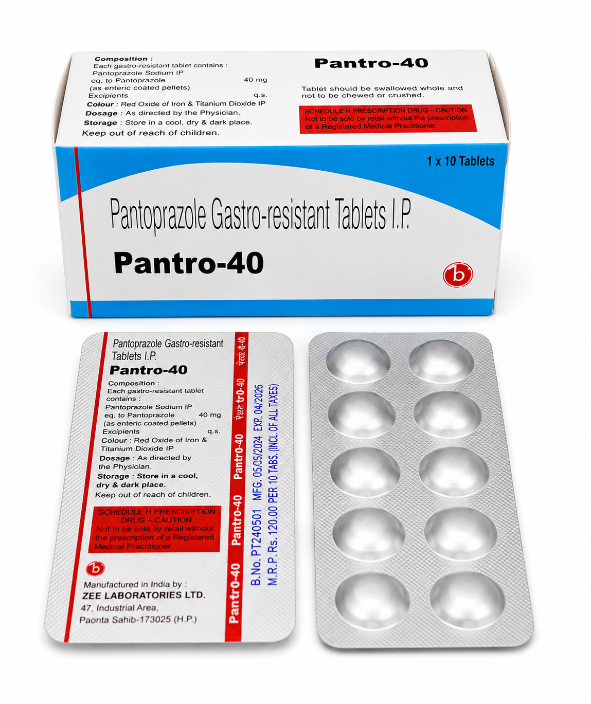 Pantoprazole 40mg (Pantacid)