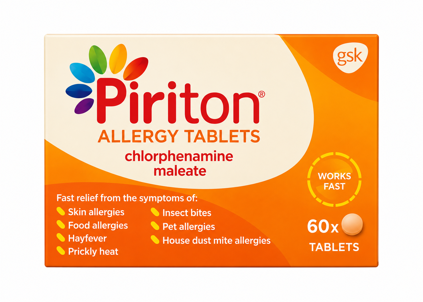 Chlorpheniramine (Piriton)